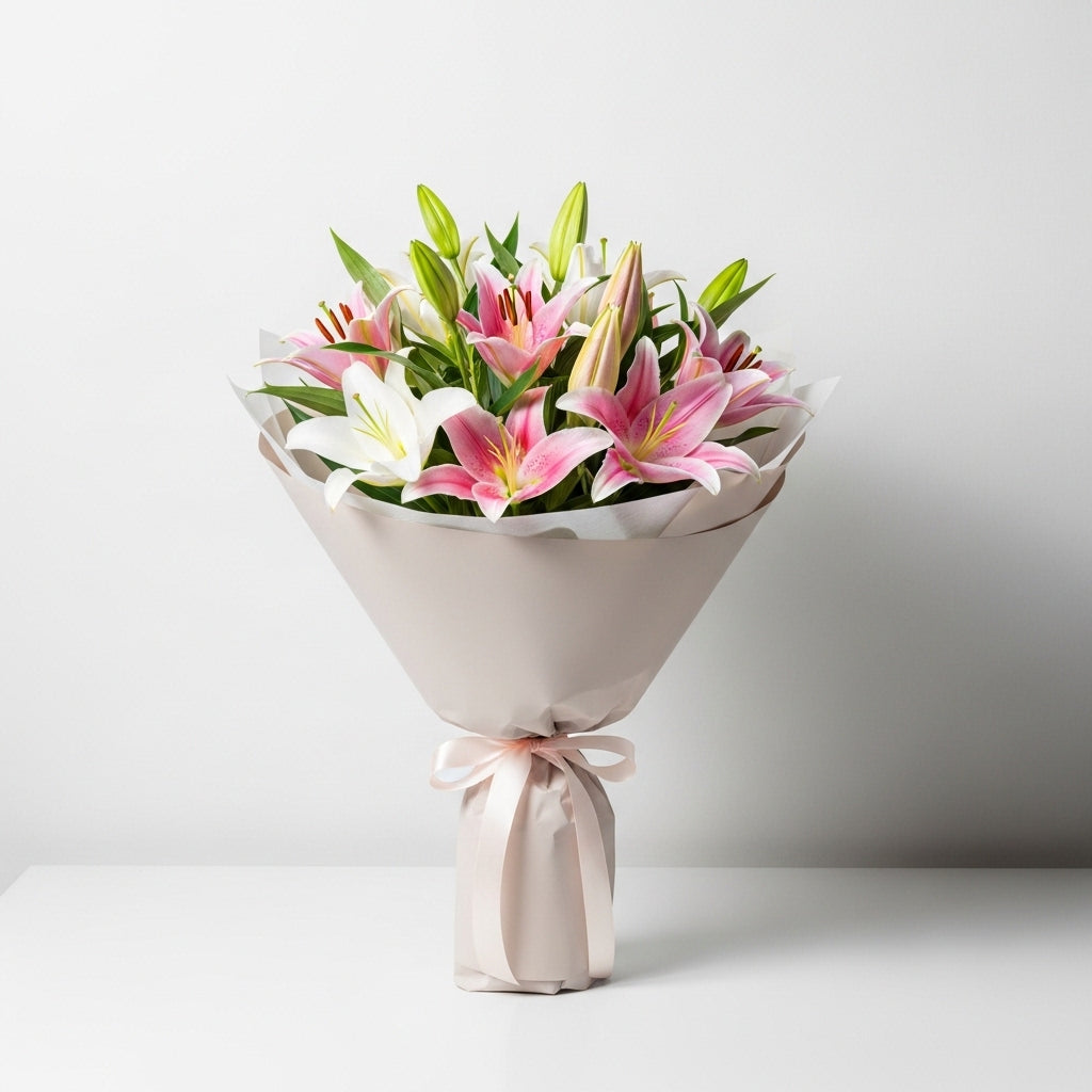 Lily Bouquets – Black Petals Flowers
