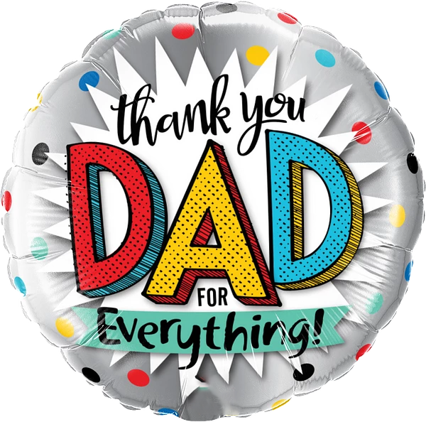 Thank You Dad For Everything Balloon