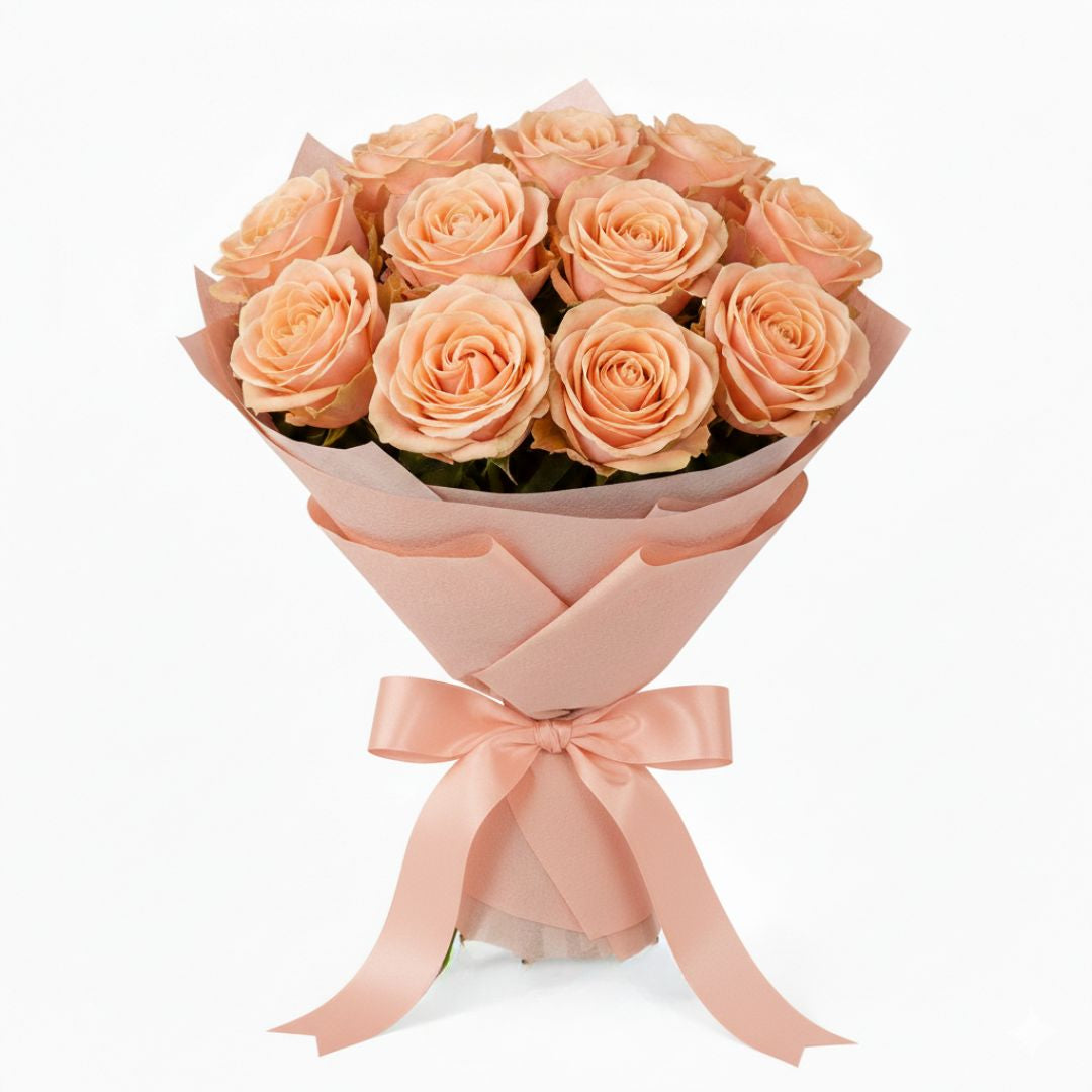 Tiny Blessings-11 Peach Roses