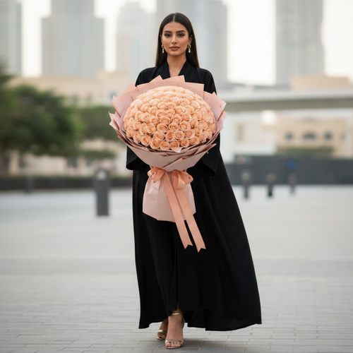 Celebration in Peach-151 Peach Roses