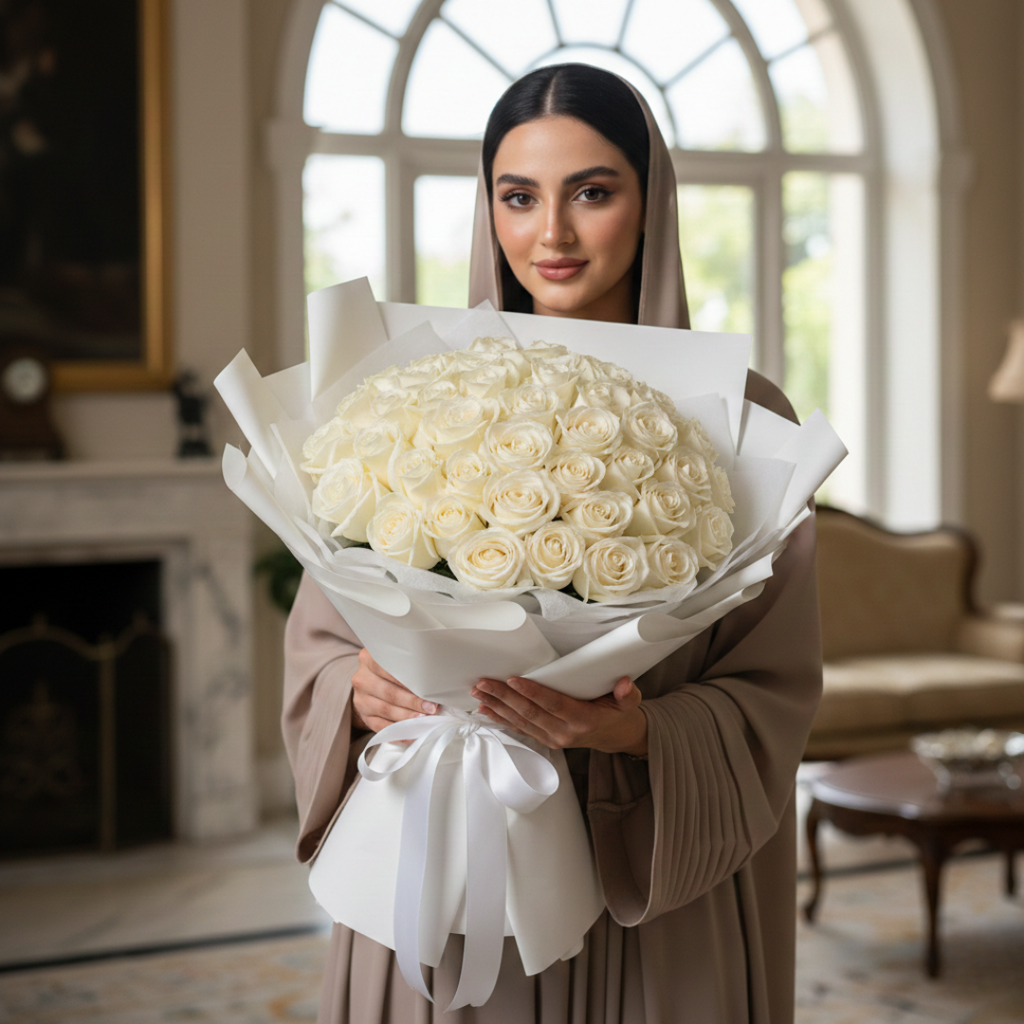 Eternal Vows - 151 White Roses