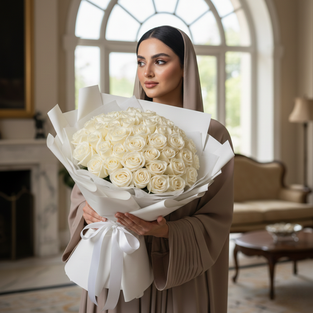 Eternal Vows - 151 White Roses