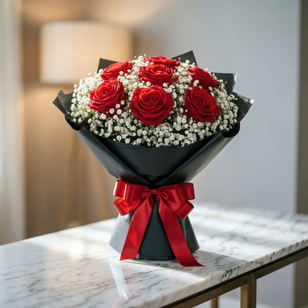 Love Spark – Red Rose Mini Bouquet For Her