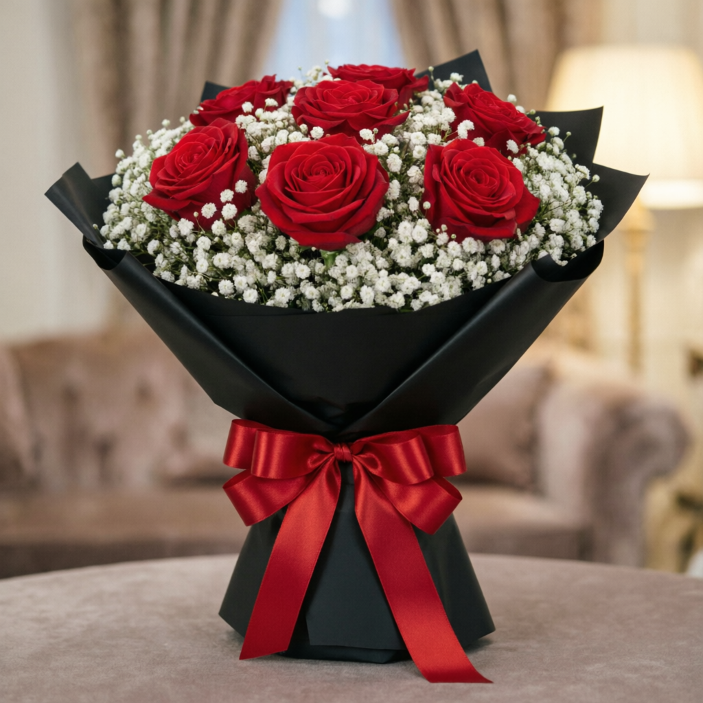 Love Spark – Red Rose Mini Bouquet For Her