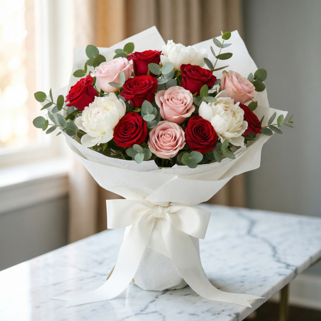 Velvet Petals – Romantic Mix Bouquet For Her