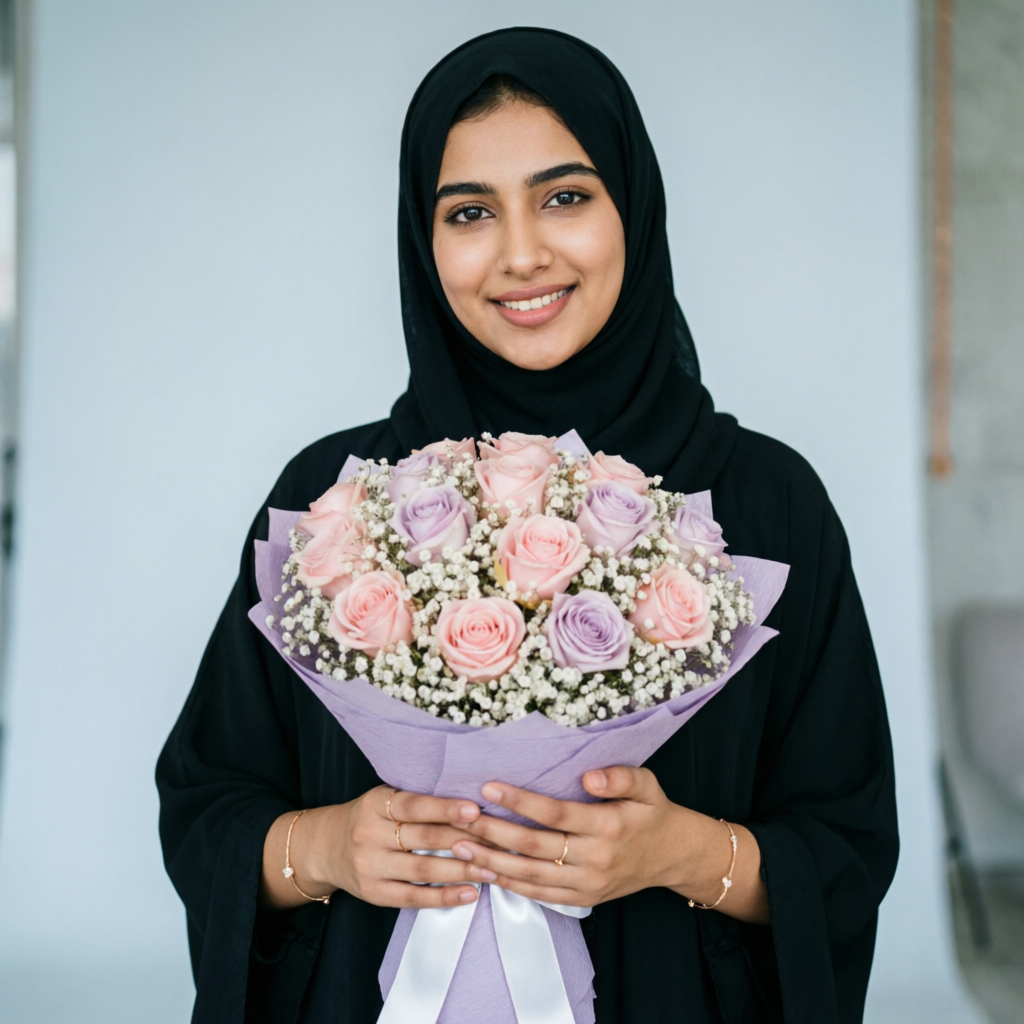Lilac Blush – Pink & Purple Rose Bouquet For Her