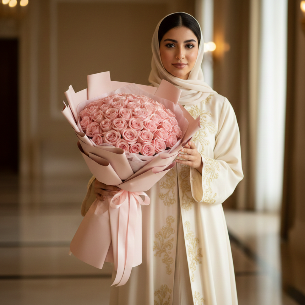 Friends in Bloom-200 Light Pink Roses