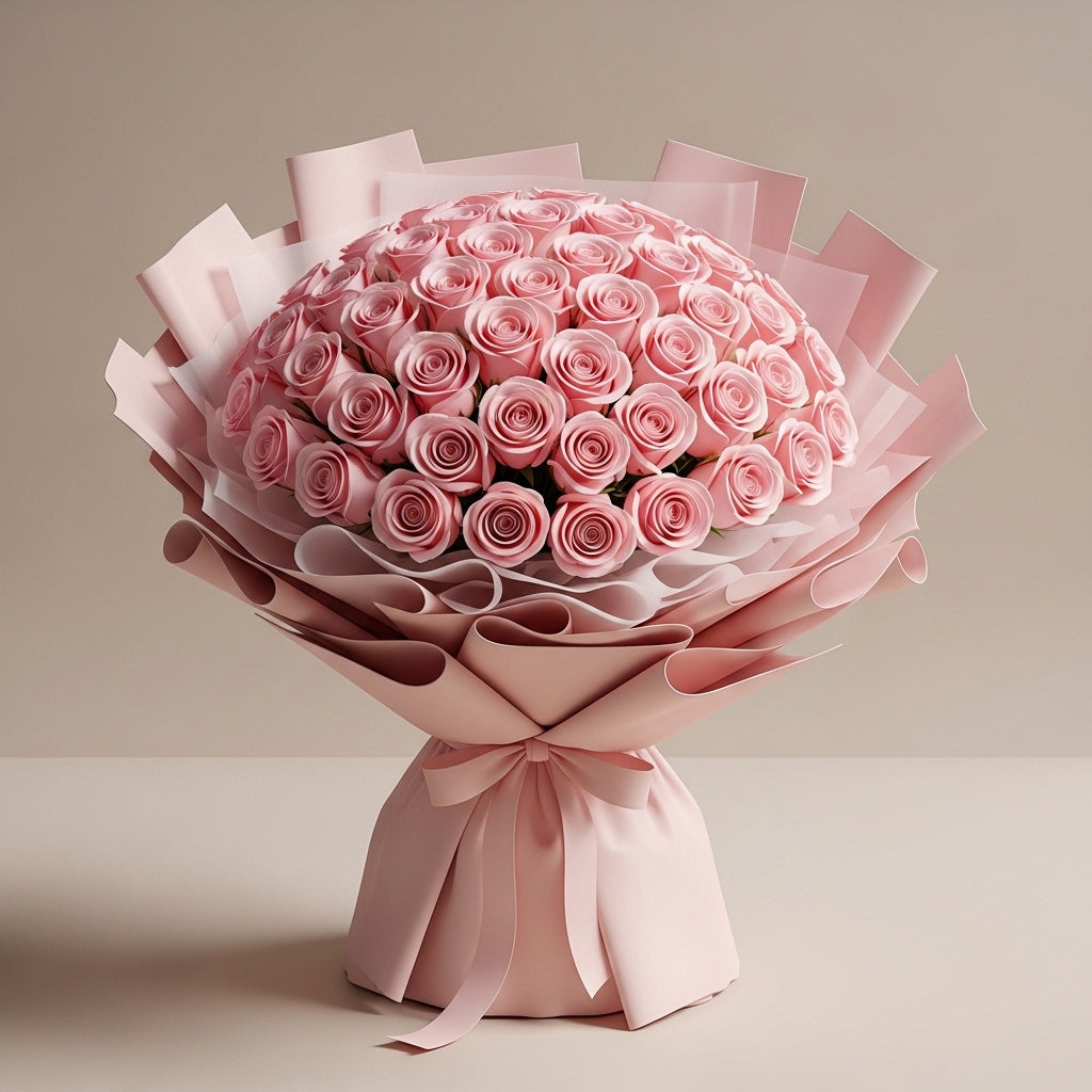 Friends in Bloom-200 Light Pink Roses