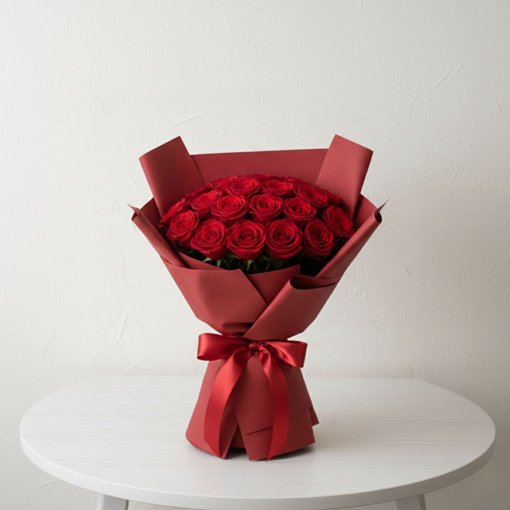 The Love Bouquet of 21 Red Roses
