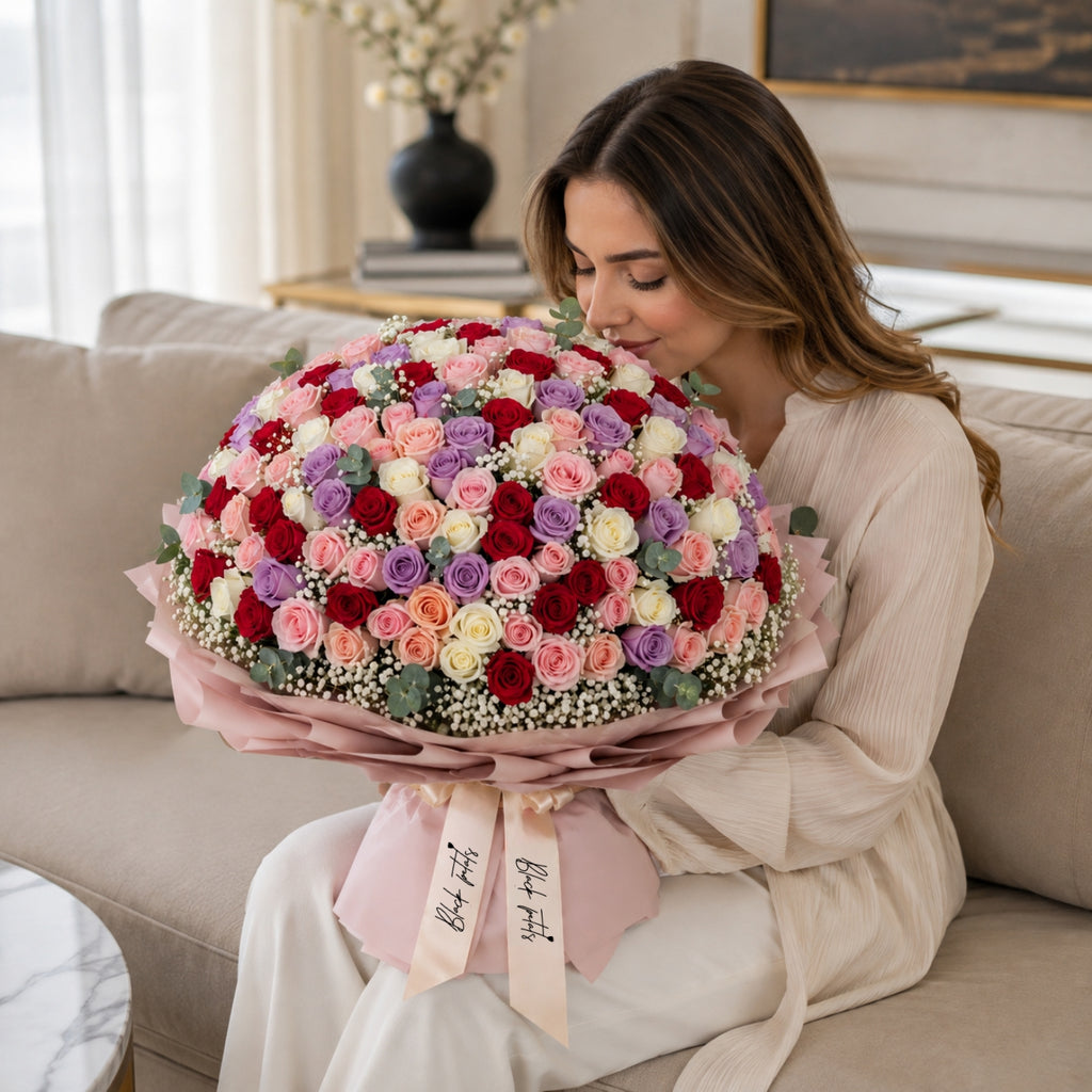 Royal Mix – Luxury Mixed Roses Bouquet