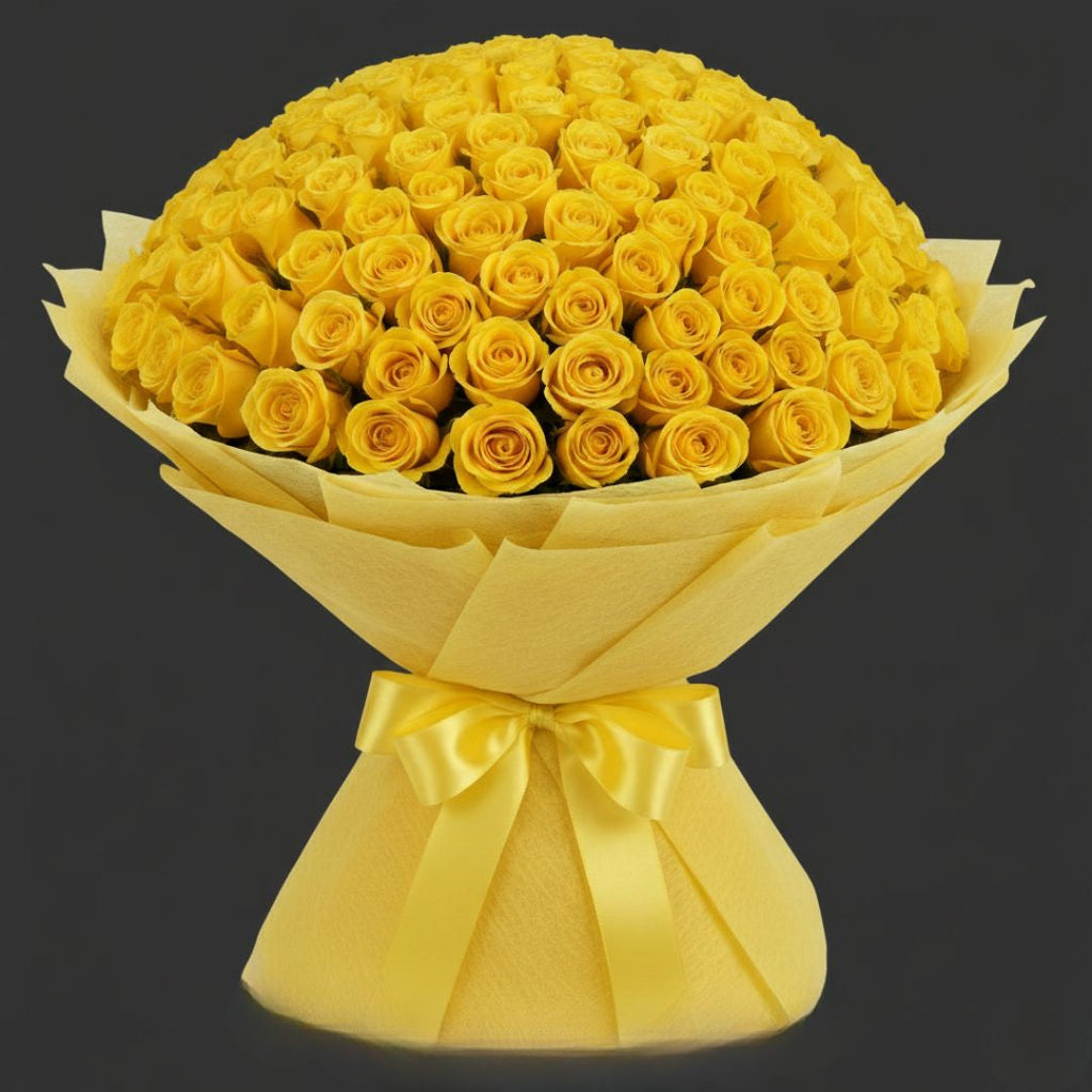 Golden Achievement-300 Yellow Roses