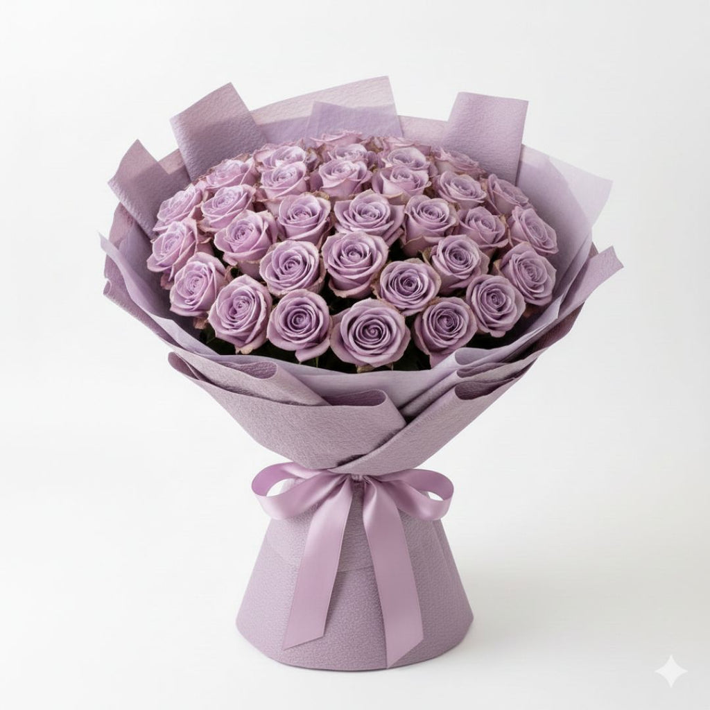 Royal Hug-31 Purple Roses