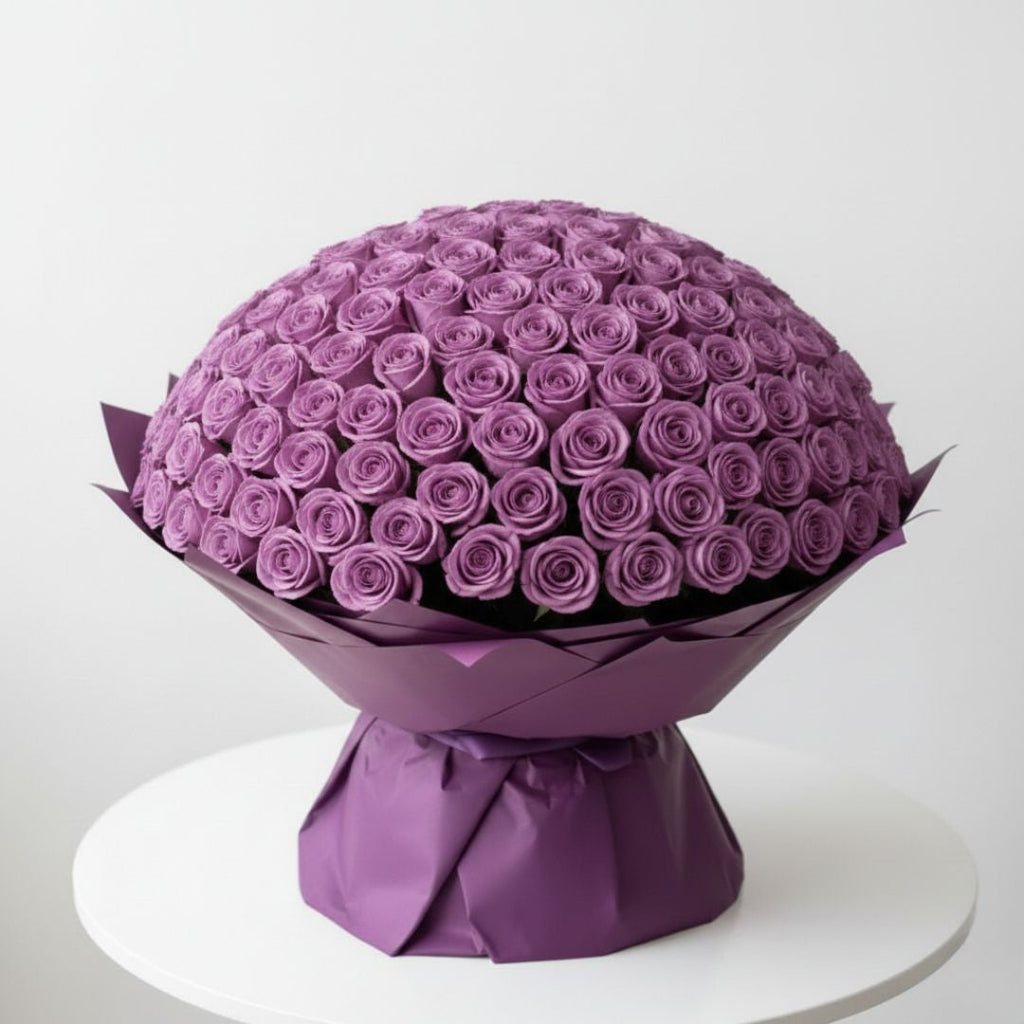 Royal Romance-500 Purple Roses