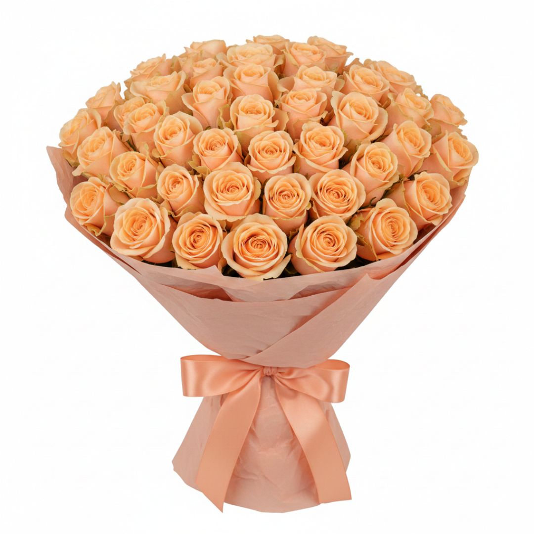 New Life in Peach-51 Peach Roses