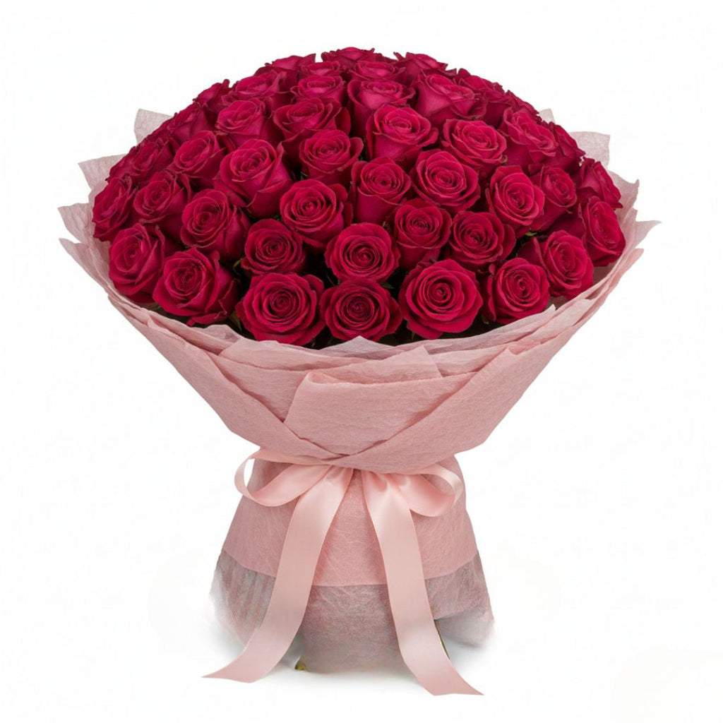 Majestic Pink for Her-71 Pink Roses