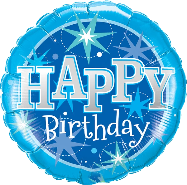 Birthday Blue Sparkle