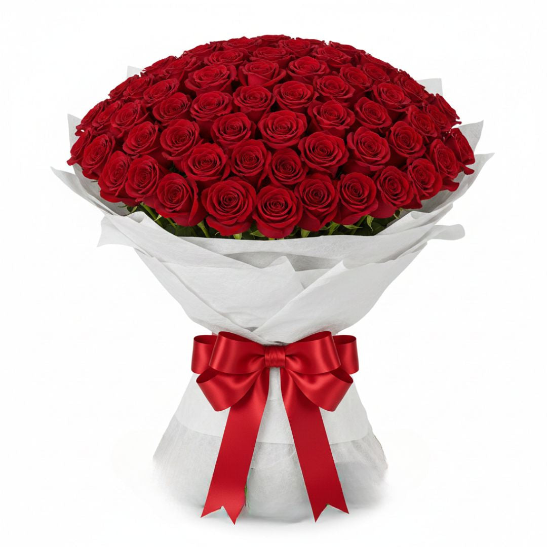 Anniversary Signature – 250 Red Roses Grand Bouquet - Black Petals Flowers