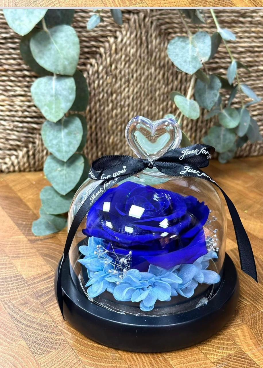 Ocean Heart – Forever Blue Rose