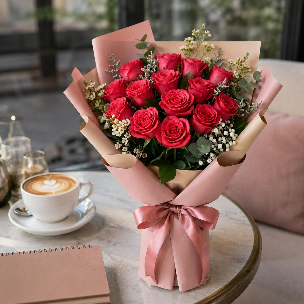 Blush Pink Rose Apology Bouquet