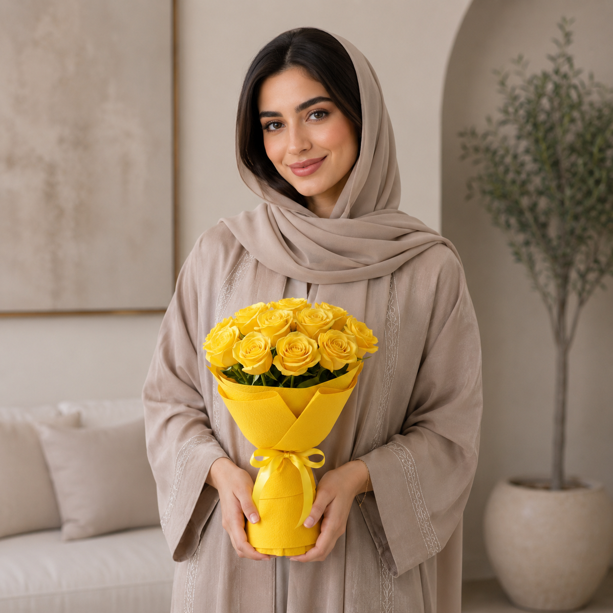 Her Desire-11 Yellow Roses
