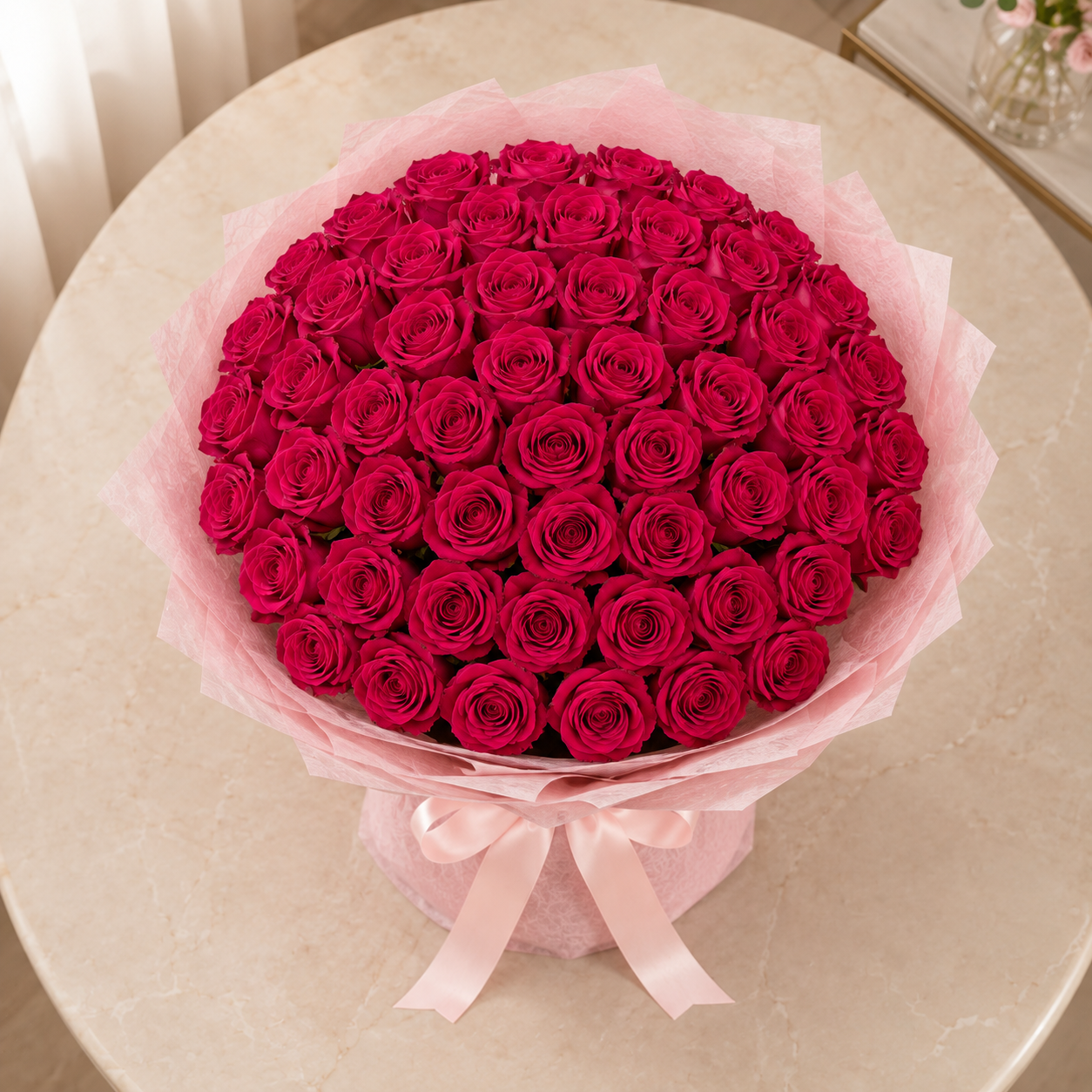 Majestic Pink for Her-71 Pink Roses
