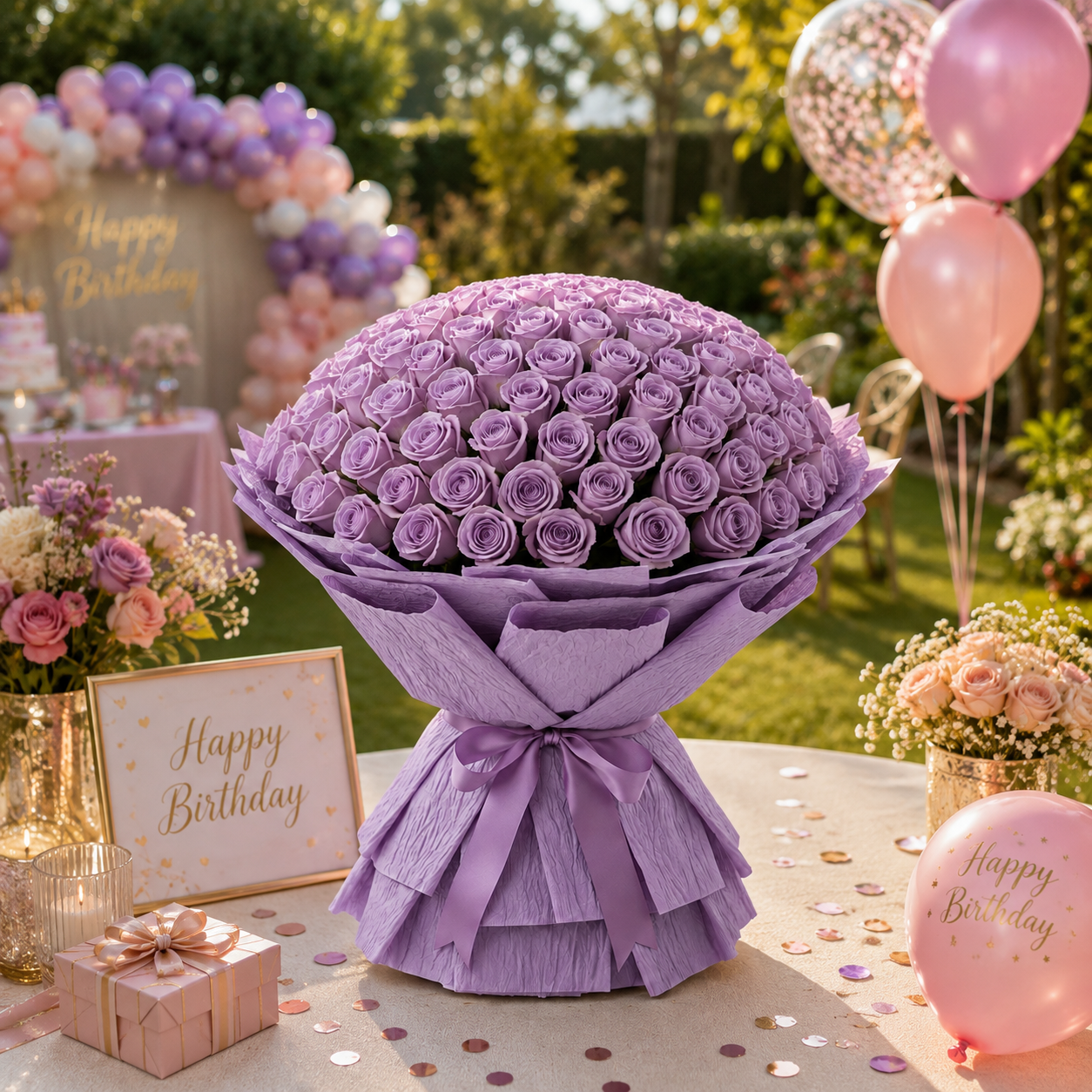 Violet Delight-200 Purple Roses