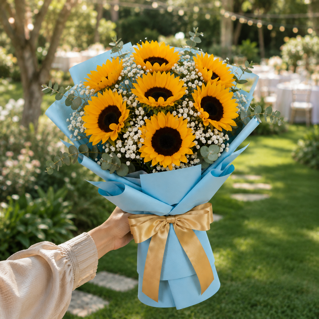 Sunshine Surprise – Birthday Sunflower Arrangement