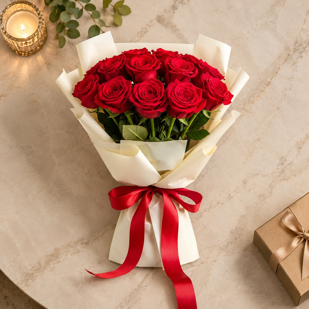 Scarlet Elegance Bouquet