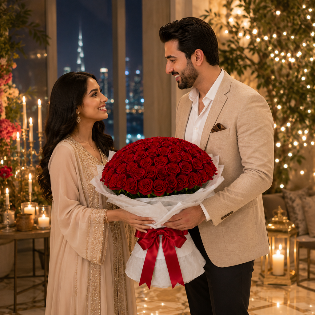 Anniversary Signature – 250 Red Roses Grand Bouquet