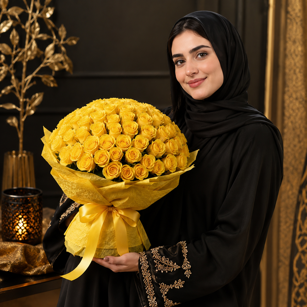 Warmth & Care-71 Yellow Roses