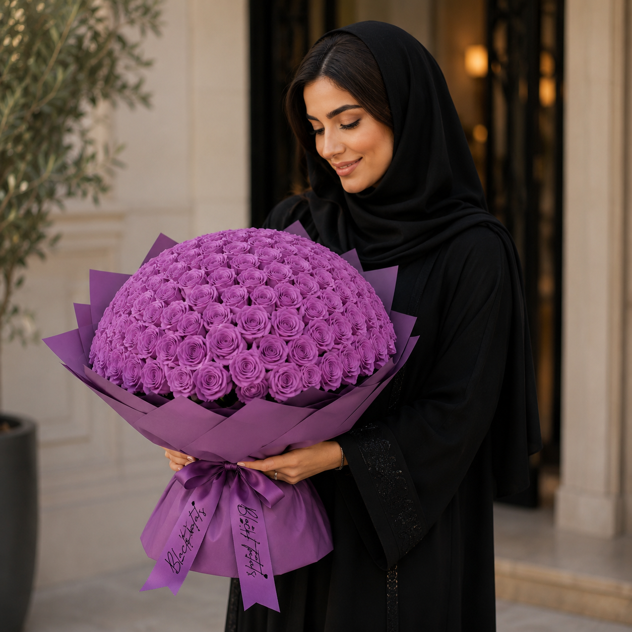 Royal Romance-500 Purple Roses