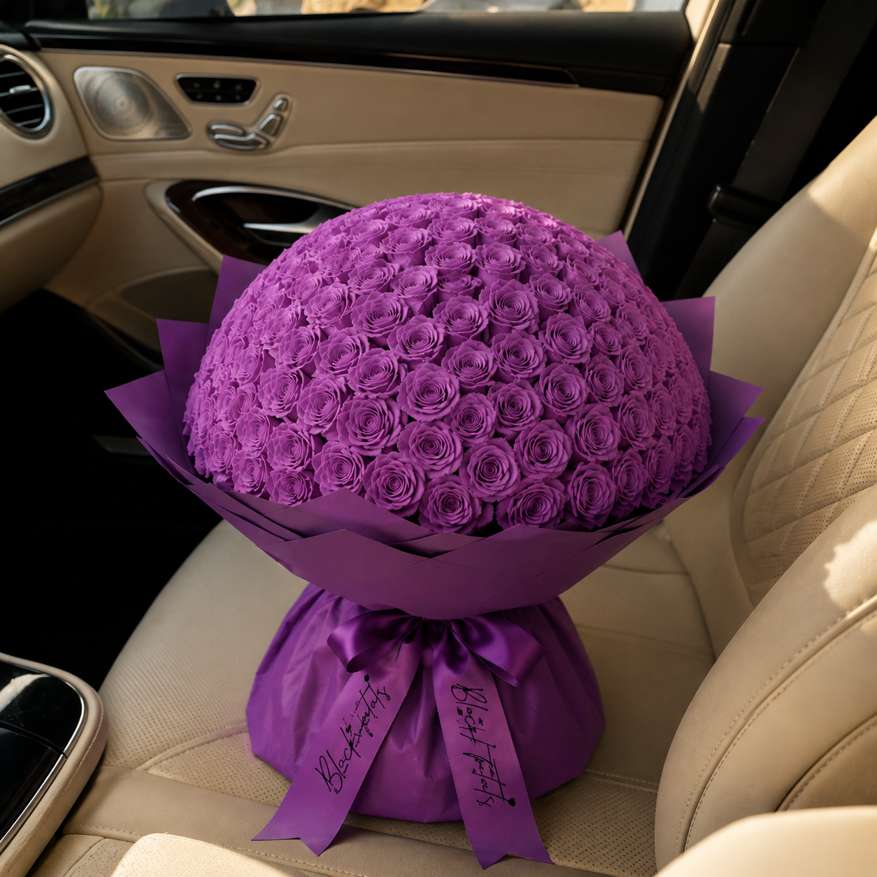 Royal Romance-500 Purple Roses