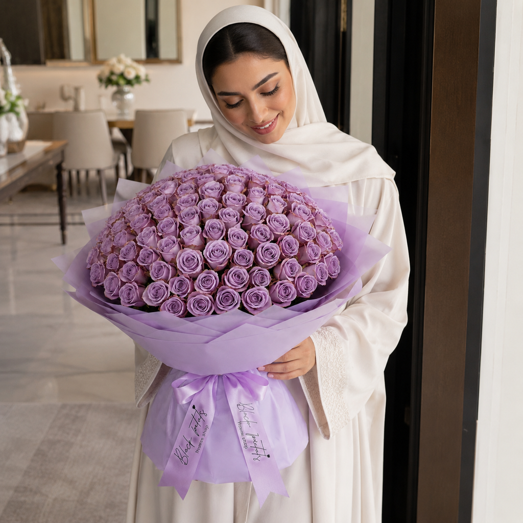 Purple Triumph-300 Purple Roses