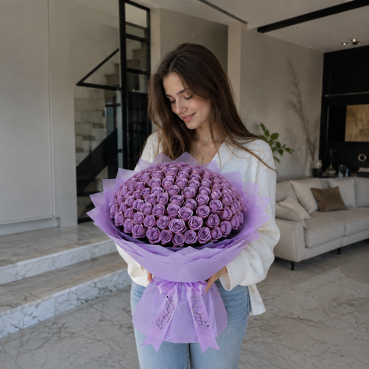 Purple Triumph-300 Purple Roses