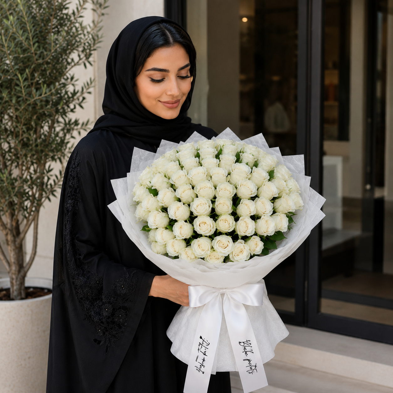Pure Promise Bouquet of 200 White Roses