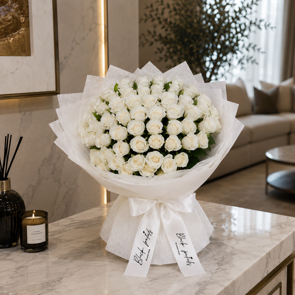 Pure Promise Bouquet of 200 White Roses