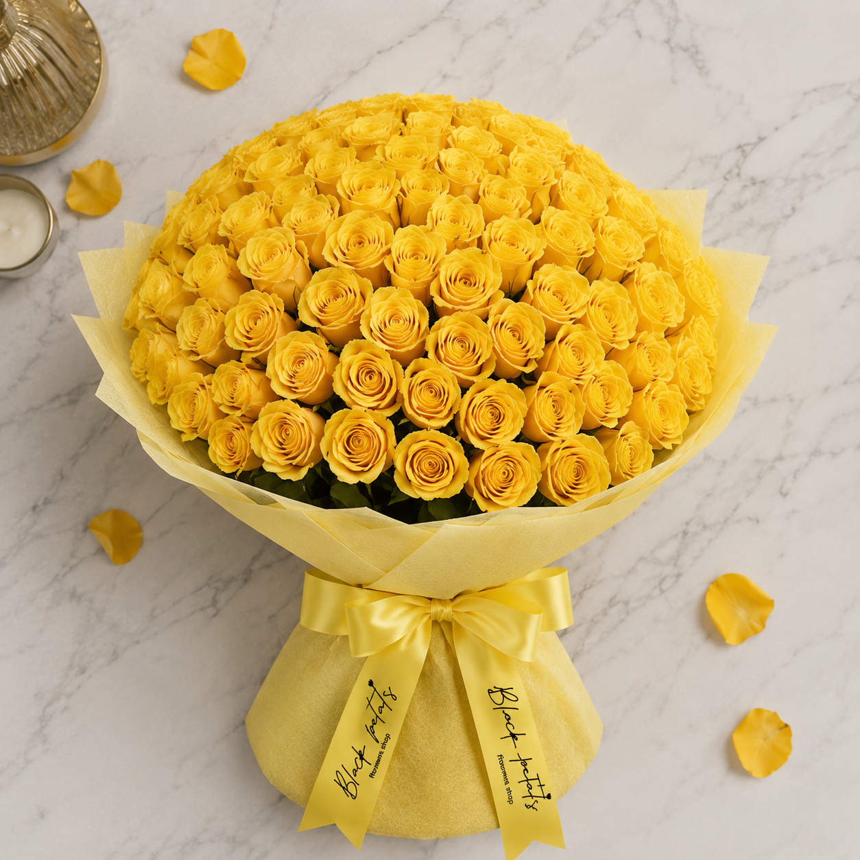 Golden Achievement-300 Yellow Roses
