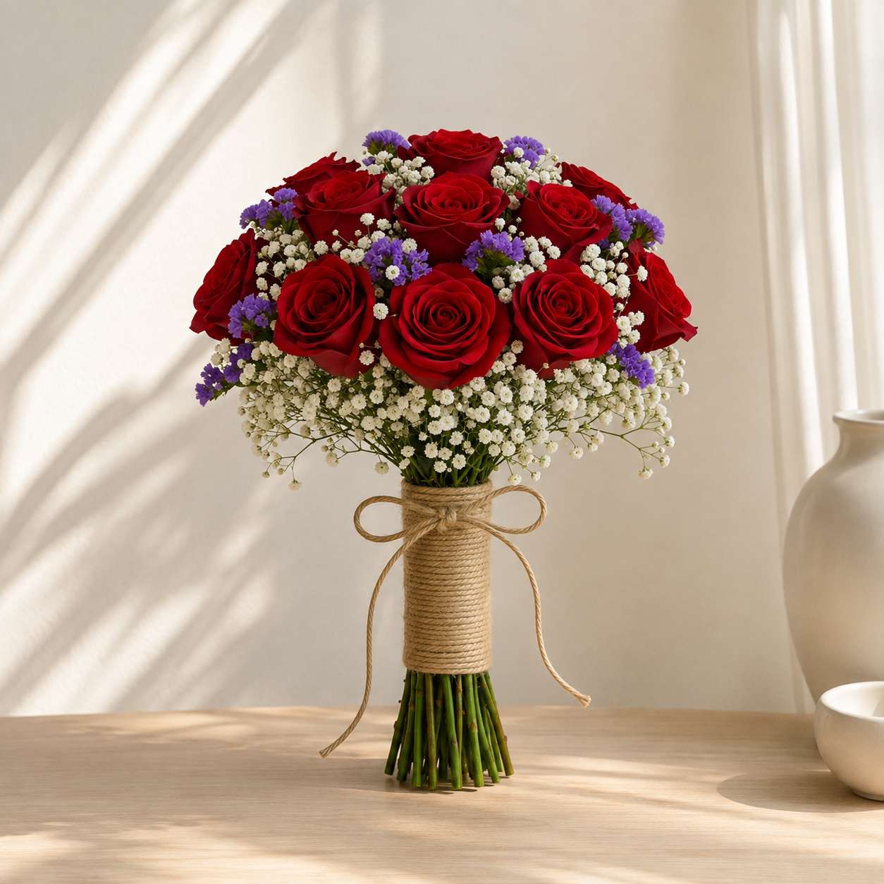 Eternal Red Bridal Bouuqet