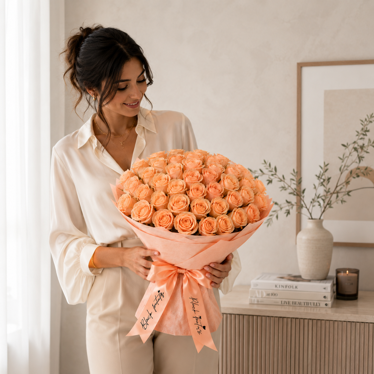 New Life in Peach-51 Peach Roses