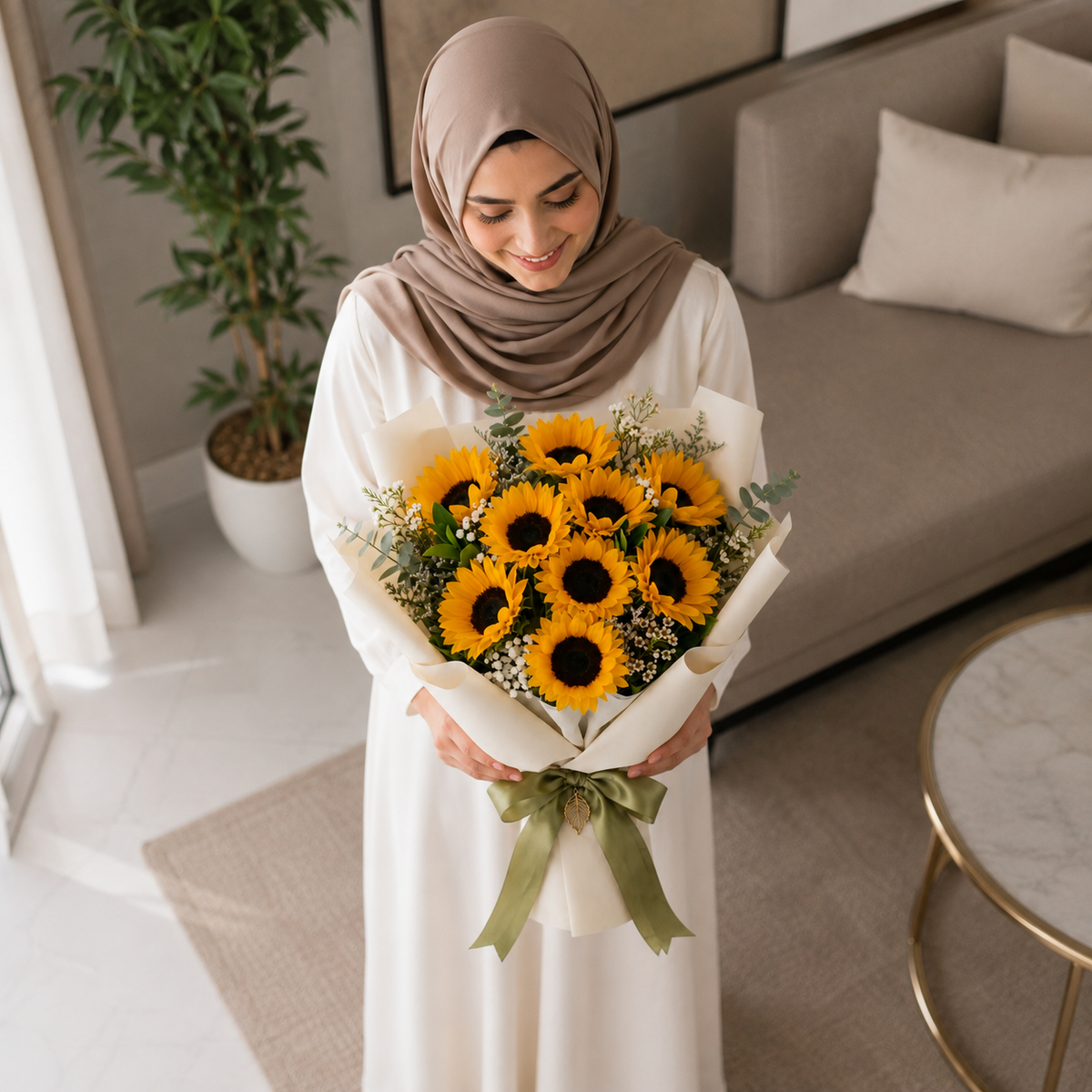 Cheerful Sunflower I'm Sorry Bouquet