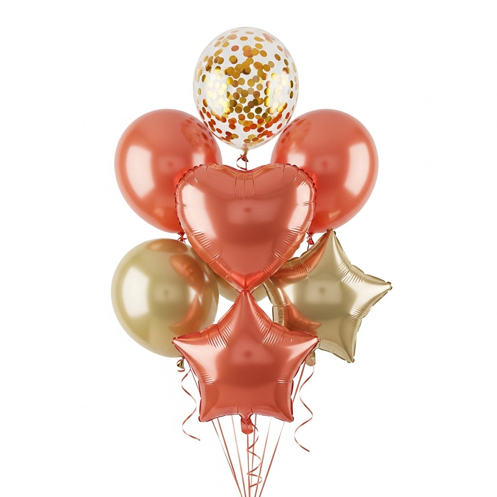 Coral Glow Balloons