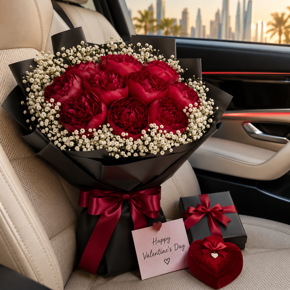 Crimson Halo - Valentine's Special Bouquet – photo 2