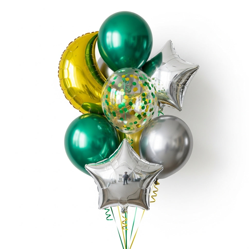 Emerald Glow Balloons