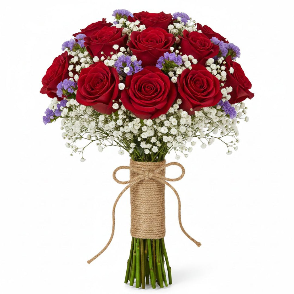 Eternal Red Bridal Bouuqet