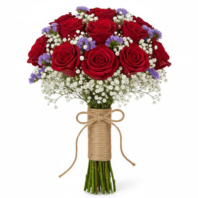 Eternal Red Bridal Bouuqet