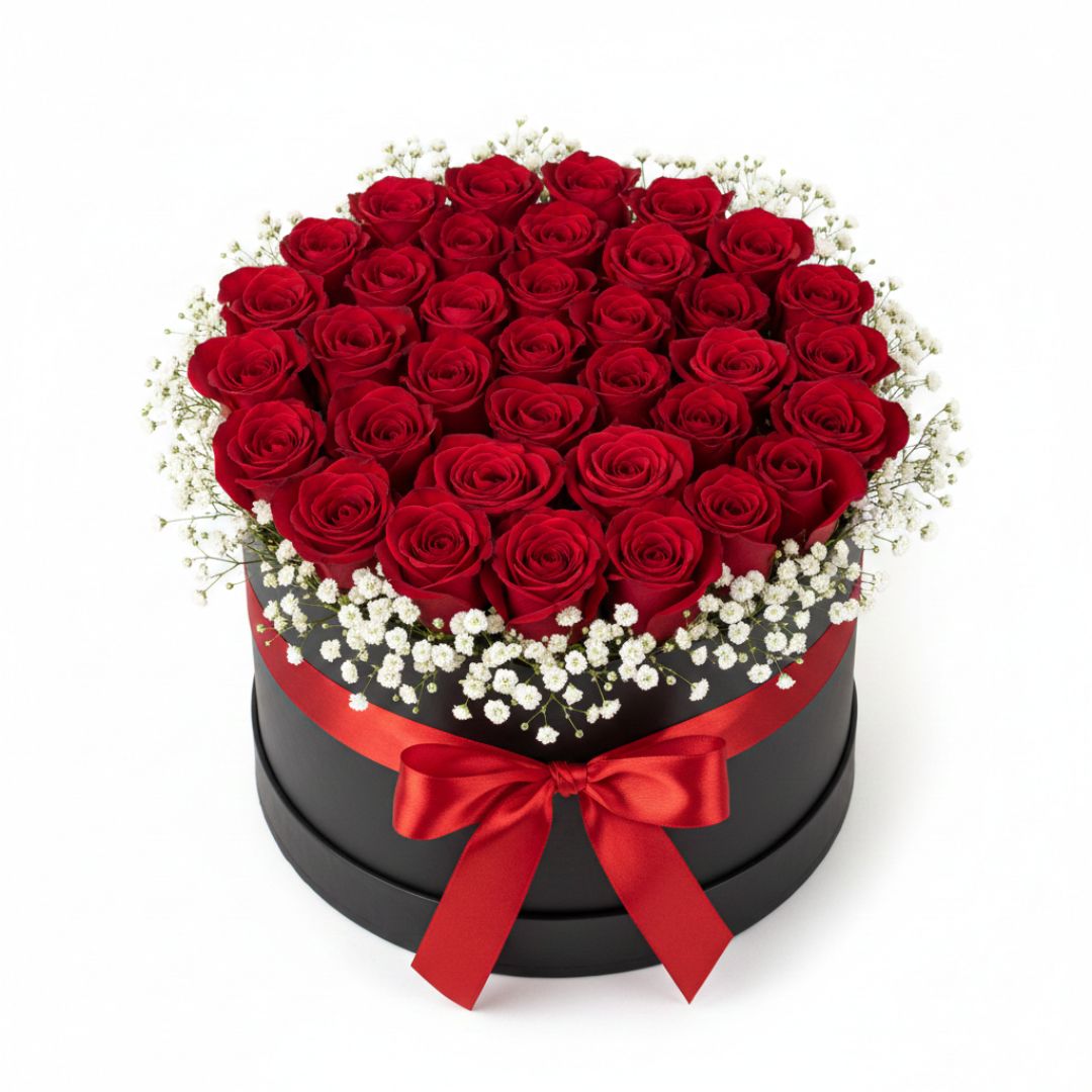 Heart Ablaze - Valentine's Special Flower Box