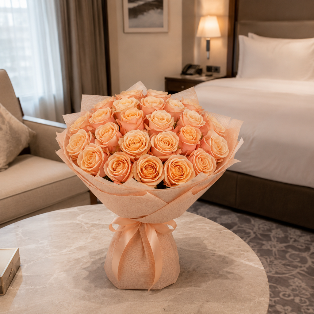 Heartfelt Peach-31 Peach Roses