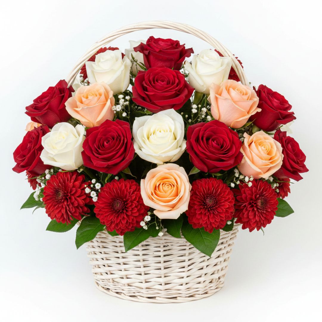 Hearts in Blooms - Valentine's Special Basket
