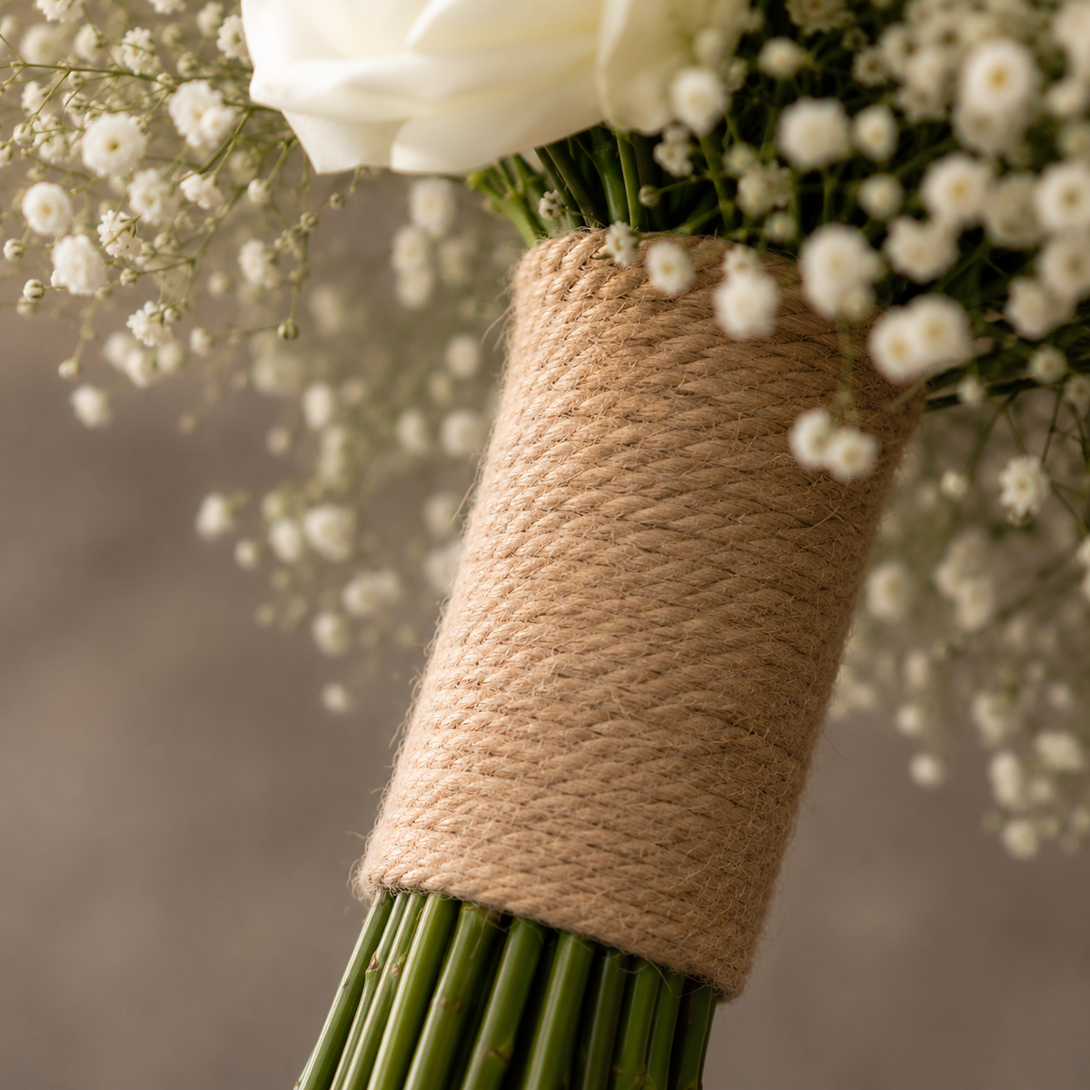 Heavenly Bride – Classic White Rose Bridal Bouquet – photo 6