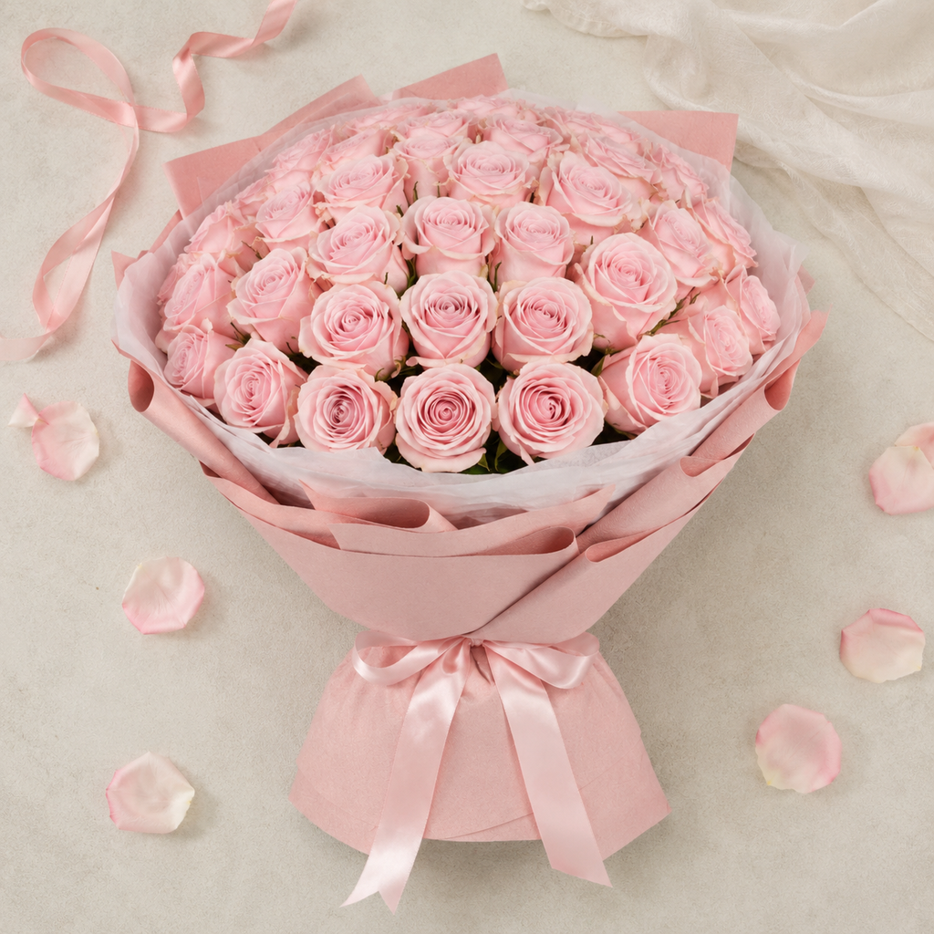 Light of Hope-51 Light Pink Roses – photo 5
